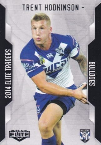 2014 NRL Elite Common Card - Base 014 Trent Hodkinson Canterbury Bulldogs