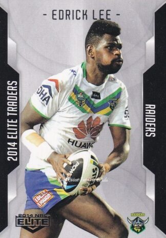 2014 NRL Elite Common Card - Base 022 Edrick Lee Canberra Raiders