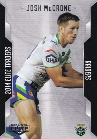 2014 NRL Elite Common Card - Base 023 Josh McCrone Canberra Raiders