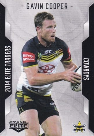 2014 NRL Elite Common Card - Base 030 Gavin Cooper North Qld Cowboys