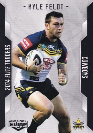 2014 NRL Elite Common Card - Base 031 Kyle Feldt North Qld Cowboys