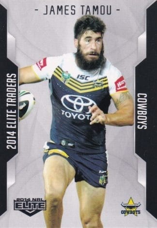 2014 NRL Elite Common Card - Base 034 James Tamou North Qld Cowboys