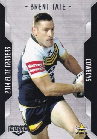 2014 NRL Elite Common Card - Base 035 Brent Tate North Qld Cowboys