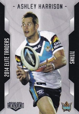 2014 NRL Elite Common Card - Base 040 Ashley Harrison Gold Coast Titans