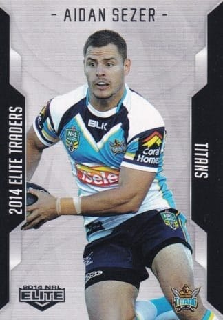 2014 NRL Elite Common Card - Base 043 Aidan Sezer Gold Coast Titans