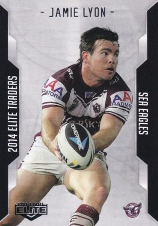 2014 NRL Elite Common Card - Base 047 Jamie Lyon Manly Sea Eagles