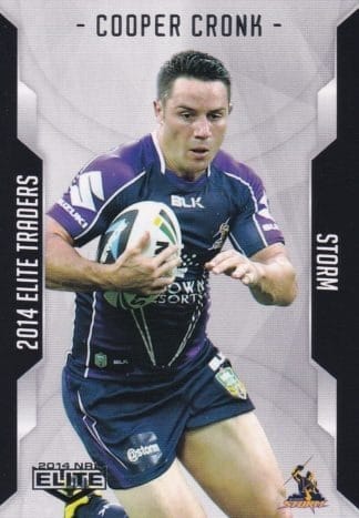 2014 NRL Elite Common Card - Base 057 Cooper Cronk Melbourne Storm