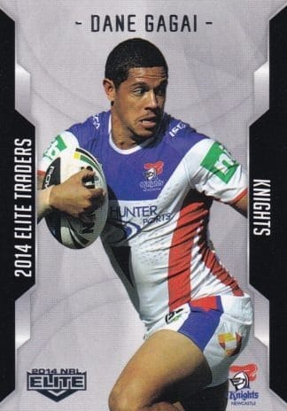 2014 NRL Elite Common Card - Base 066 Dane Gagai Newcastle Knights