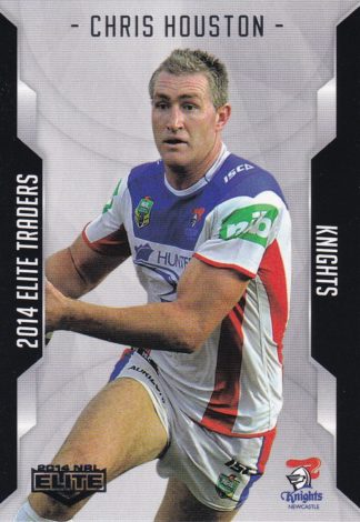 2014 NRL Elite Common Card - Base 067 Chris Houston Newcastle Knights