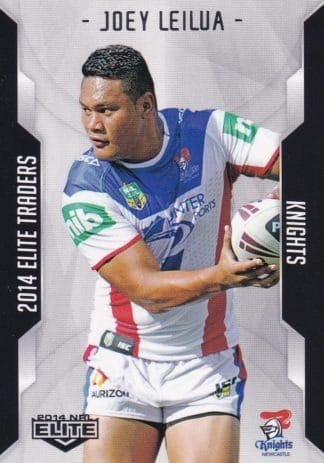 2014 NRL Elite Common Card - Base 068 Joey Leilua Newcastle Knights