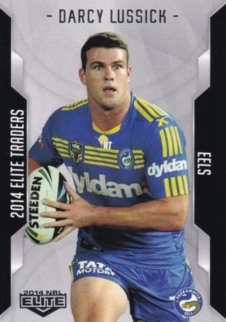 2014 NRL Elite Common Card - Base 076 Darcy Lussick Parramatta Eels