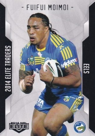 2014 NRL Elite Common Card - Base 077 Fuifui Moimoi Parramatta Eels