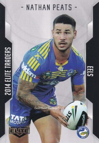 2014 NRL Elite Common Card - Base 080 Nathan Peats Parramatta Eels