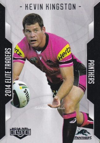 2014 NRL Elite Common Card - Base 082 Kevin Kingston Penrith Panthers