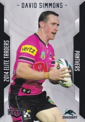 2014 NRL Elite Common Card - Base 086 David Simmons Penrith Panthers