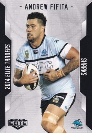 2014 NRL Elite Common Card - Base 093 Andrew Fifita Cronulla Sharks