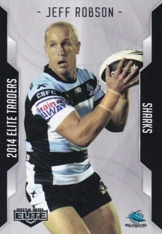 2014 NRL Elite Common Card - Base 099 Jeff Robson Cronulla Sharks