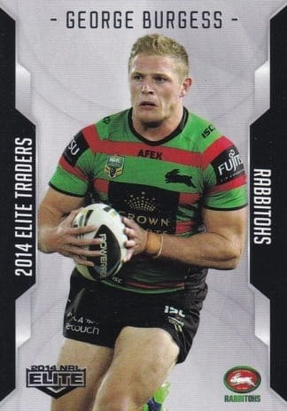 2014 NRL Elite Common Card - Base 101 George Burgess South Sydney Rabbitohs