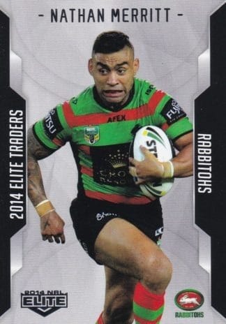2014 NRL Elite Common Card - Base 106 Nathan Merritt South Sydney Rabbitohs