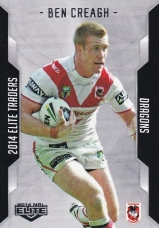 2014 NRL Elite Common Card - Base 109 Ben Creagh St George Dragons