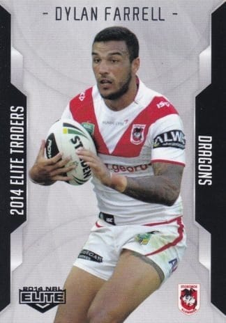 2014 NRL Elite Common Card - Base 111 Dylan Farrell St George Dragons
