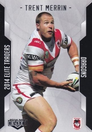 2014 NRL Elite Common Card - Base 113 Trent Merrin St George Dragons