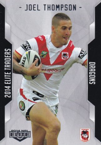 2014 NRL Elite Common Card - Base 115 Joel Thompson St George Dragons