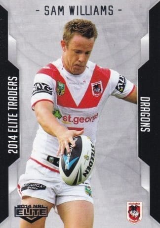 2014 NRL Elite Common Card - Base 117 Sam Williams St George Dragons