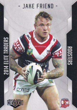 2014 NRL Elite Common Card - Base 120 Jake Friend Sydney Roosters