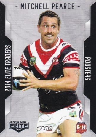 2014 NRL Elite Common Card - Base 123 Mitchell Pearce Sydney Roosters