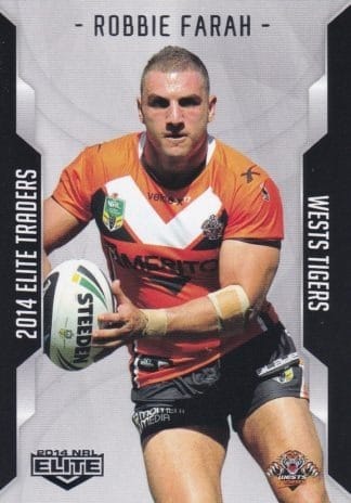 2014 NRL Elite Common Card - Base 136 Robbie Farah Wests Tigers