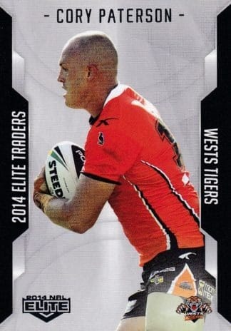 2014 NRL Elite Common Card - Base 140 Cory Paterson Wests Tigers