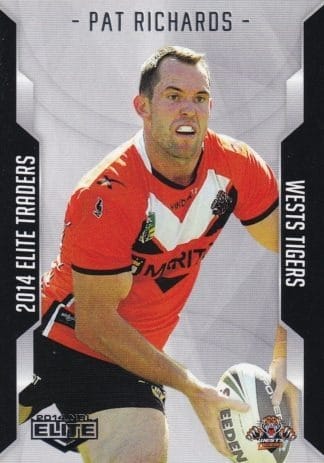 2014 NRL Elite Common Card - Base 141 Pat Richards Wests Tigers