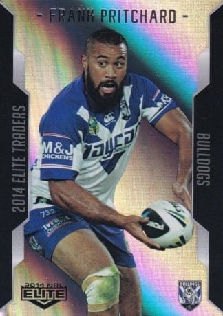 2014 NRL Elite Silver Parallels - P011 Frank Pritchard Canterbury Bulldogs