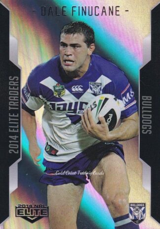 2014 NRL Elite Silver Parallels - P012 Dale Finucane Canterbury Bulldogs