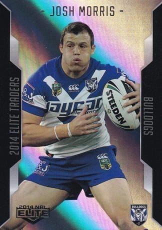 2014 NRL Elite Silver Parallels - P015 Josh Morris Canterbury Bulldogs