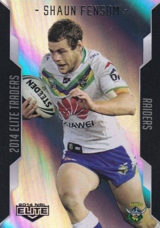 2014 NRL Elite Silver Parallels - P021 Shaun Fensom Canberra Raiders