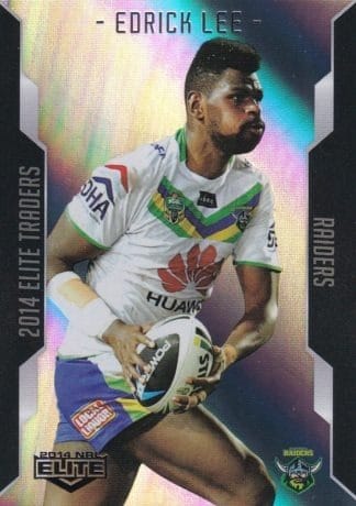 2014 NRL Elite Silver Parallels - P022 Edrick Lee Canberra Raiders