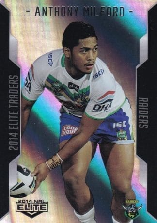 2014 NRL Elite Silver Parallels - P024 Anthony Milford Canberra Raiders