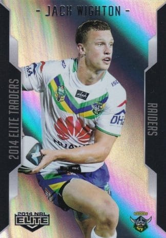 2014 NRL Elite Silver Parallels - P027 Jack Wighton Canberra Raiders