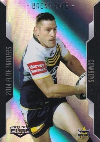 2014 NRL Elite Silver Parallels - P035 Brent Tate North Qld Cowboys