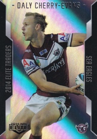 2014 NRL Elite Silver Parallels - P048 Daly Cherry-Evans Manly Sea Eagles