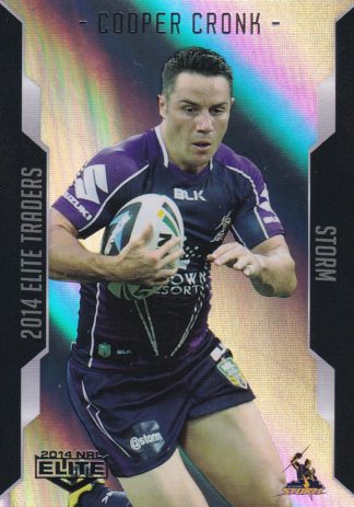 2014 NRL Elite Silver Parallels - P057 Cooper Cronk Melbourne Storm
