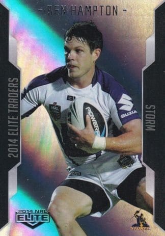 2014 NRL Elite Silver Parallels - P058 Ben Hampton Melbourne Storm