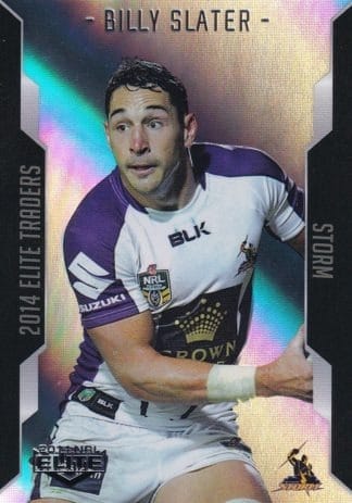 2014 NRL Elite Silver Parallels - P062 Billy Slater Melbourne Storm