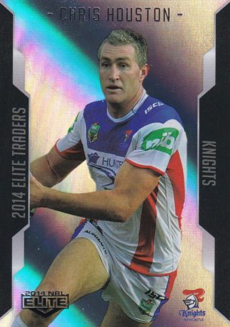 2014 NRL Elite Silver Parallels - P067 Chris Houston Newcastle Knights