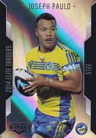 2014 NRL Elite Silver Parallels - P079 Joseph Paulo Parramatta Eels