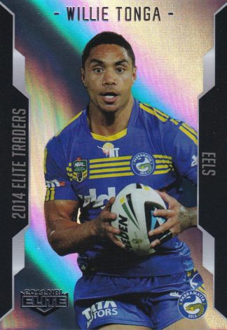 2014 NRL Elite Silver Parallels - P081 Willie Tonga Parramatta Eels