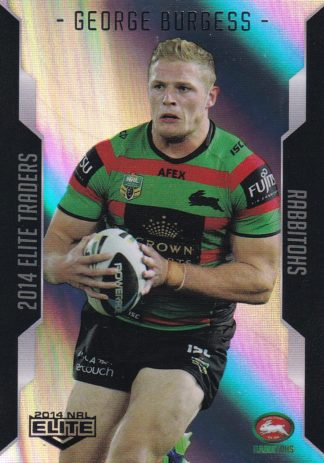 2014 NRL Elite Silver Parallels - P101 George Burgess South Sydney Rabbitohs