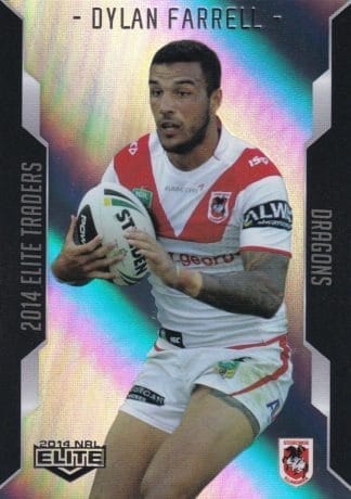 2014 NRL Elite Silver Parallels - P111 Dylan Farrell St George Dragons